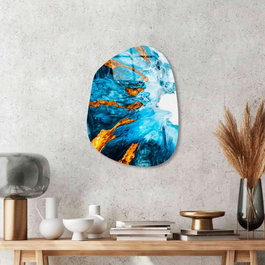 Wallity UV-1104 Pintura Decorativa de Vidrio Templado 35 x 50 cm